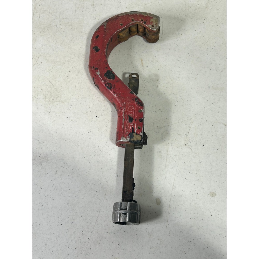 Ridgid 154‎ Quick-Acting Tubing Cutter 1 7/8 to 4 1/2 Inch Red Pipe Tool Vintage